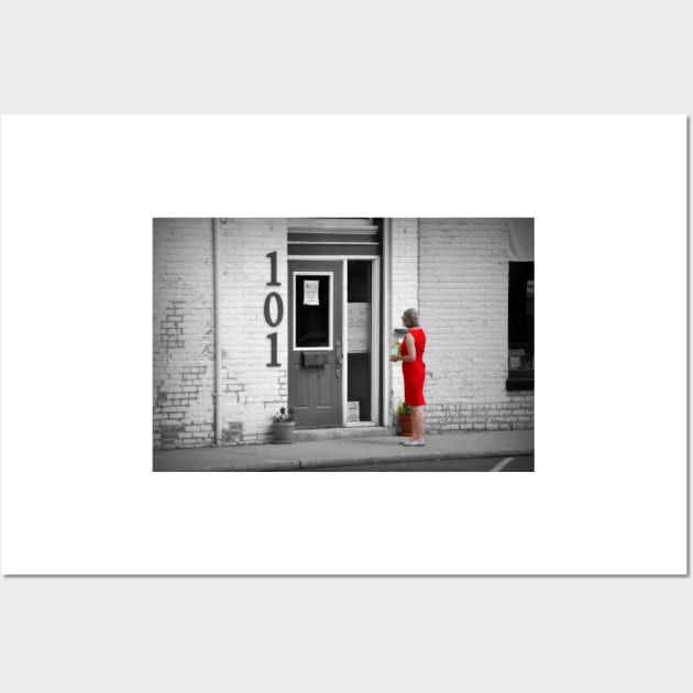 The Red Dress Wall Art by bgaynor